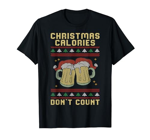 Lustige Ugly Christmas Pullis Für Bierliebhaber Bier Kalorien